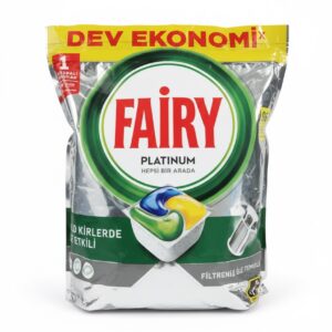 قرص ماشین ظرفشویی فیری پلاتینیوم ۹۶ عددی