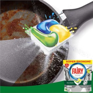 قرص ماشین ظرفشویی فیری مدل پلاتینیوم بسته 72 عددی