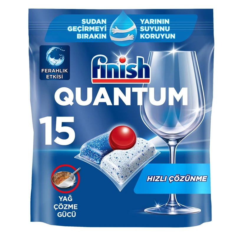 finish quantum poweball قرص فینیش ماشین ظرفشویی کوانتوم بسته ۱۵ عددی