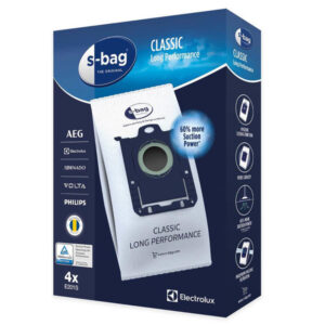 پاکت جاروبرقی اس‌بگ مدل S-BAG FC مناسب برای جاروبرقی فیلیپس و آاگ بسته 4 عددی، سازگار با الکترولوکس، تورنادو و ولتا